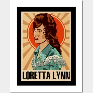 Loretta's Unapologetic Voice Embrace the Raw Emotion on a Tee Posters and Art